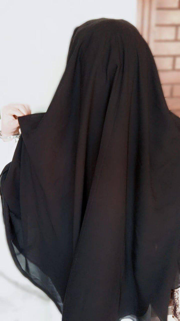 DOUBLE LAYER SAUDI HIJAB