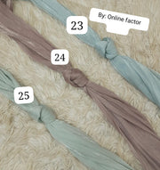 ORGANZA SILK SCARF