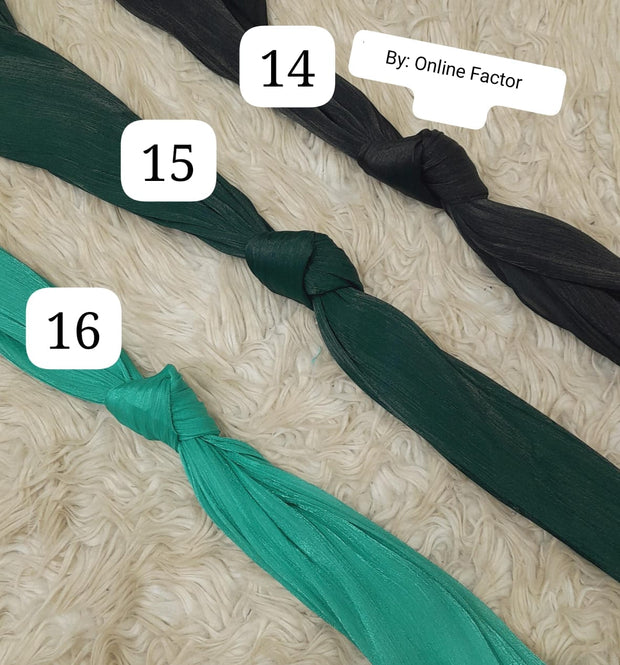 ORGANZA SILK SCARF