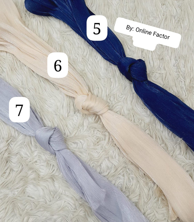 ORGANZA SILK SCARF