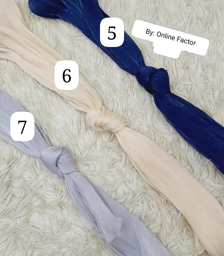 ORGANZA SILK SCARF
