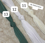 ORGANZA SILK SCARF