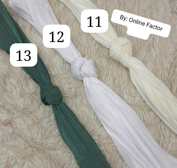 ORGANZA SILK SCARF