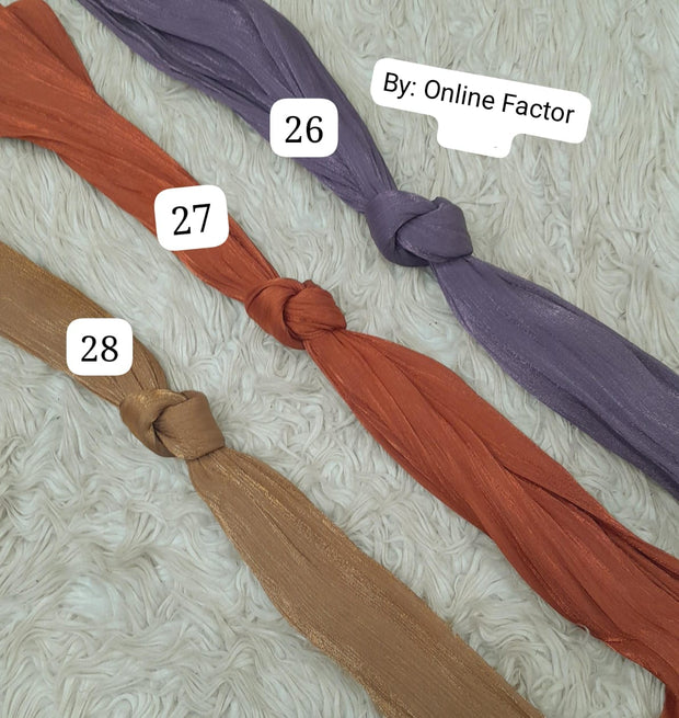 ORGANZA SILK SCARF