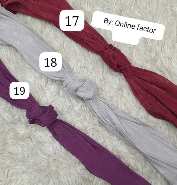 ORGANZA SILK SCARF
