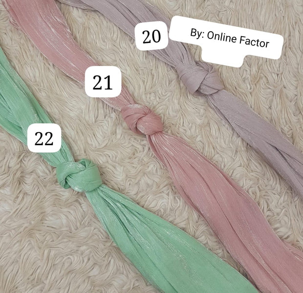 ORGANZA SILK SCARF