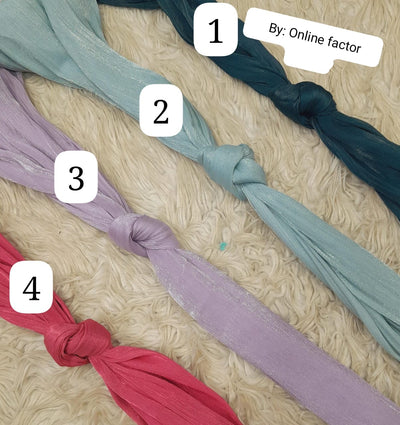 ORGANZA SILK SCARF